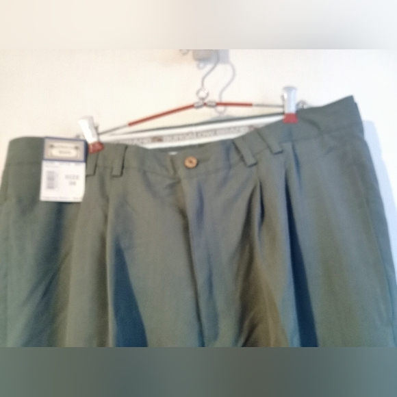 Bungalow Brand NWT Green Mens Dress Pants Cuffed 38x34 Mens - Picture 11 of 14